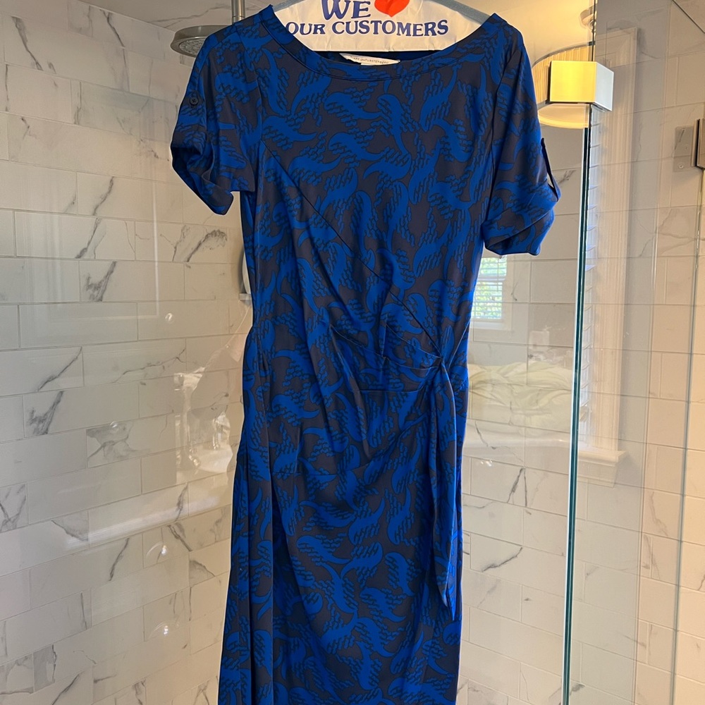 DVF pattern dress